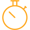 orange stopwatch icon