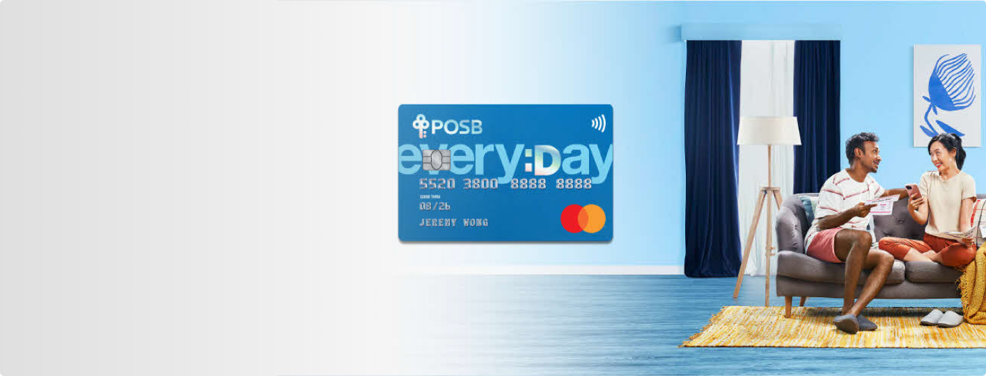 Get S$150 cashback when you sign up for POSB Everyday Card