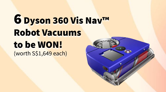 Here’s a Sweeter Deal to win a Dyson Robot Vacuum!