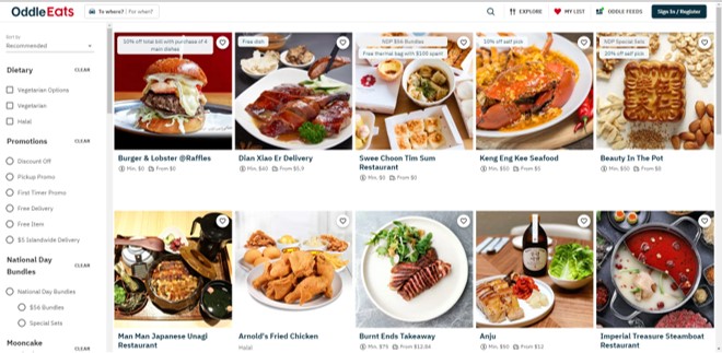 Enjoy up to S$14 off any restaurants on Oddle Eats! | DBS Singapore