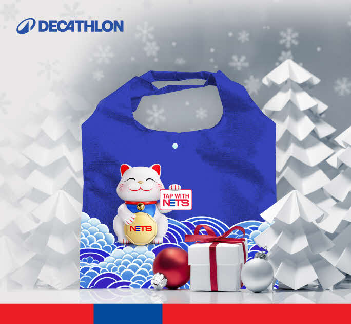 Get a Tappy Shopping Bag with NETS and Decathlon